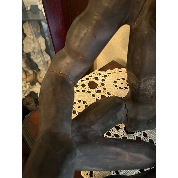 Antique Indonesian Tribal Hand Carved Figure - Picture 4 of 11